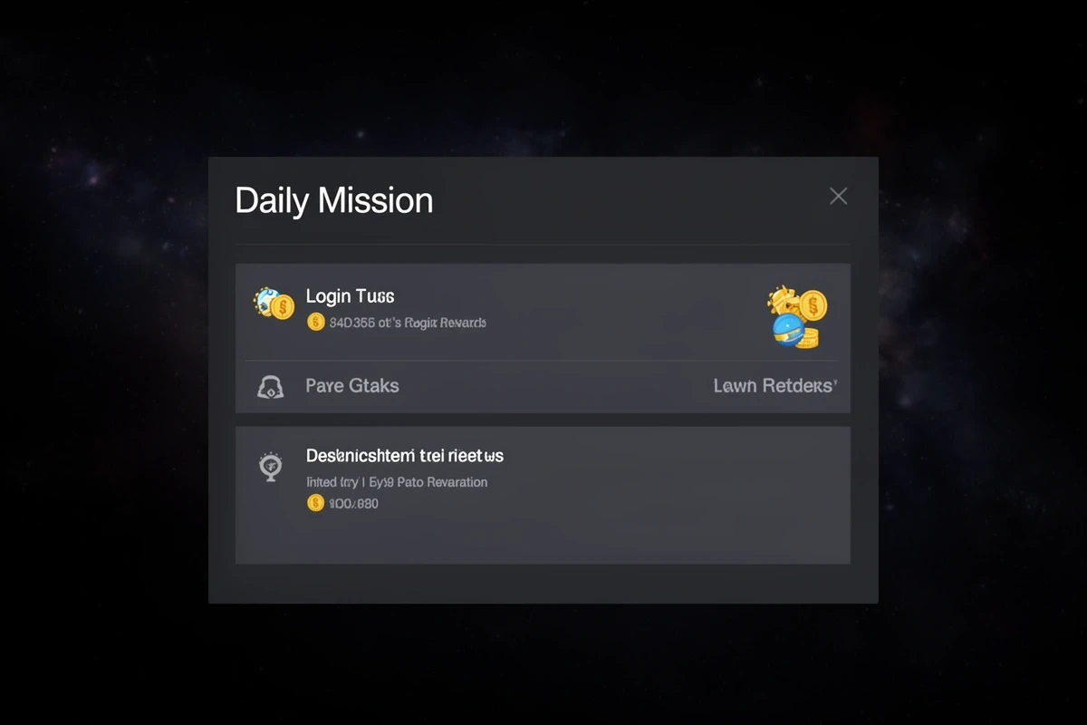 Daily explorer mission card on strad